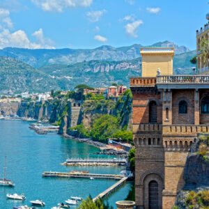 Spectacular view of Sorrento coast, South of Italy