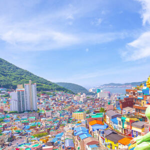 panorama, The most beautiful Viewpoint Gamcheon Culture Village Busan(pusan), South Korea